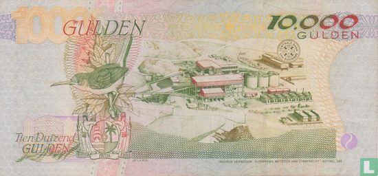 Surinane 10.000 Gulden 1997 (P144) - Bild 2