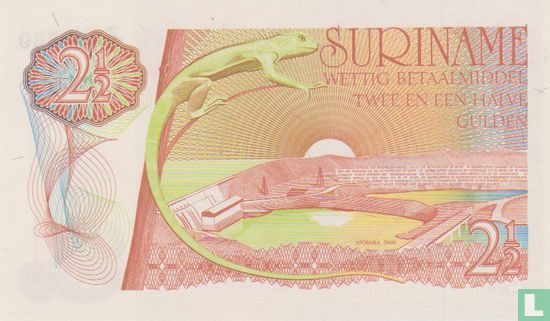 Suriname 2½ Gulden  - Afbeelding 2