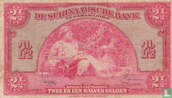 Suriname 2½ Gulden 1942 - Image 1