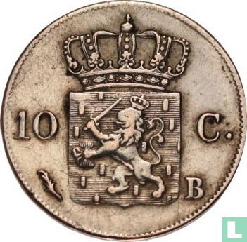 Pays Bas 10 cent 1823 - Image 2