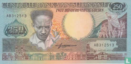 Suriname 250 Gulden  - Image 1