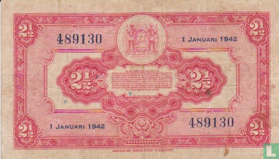 Suriname 2½ Gulden 1942 - Image 2