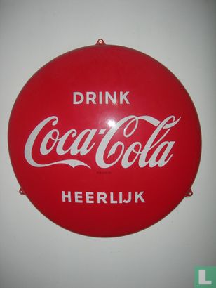 Coca-Cola Emaille bord rond