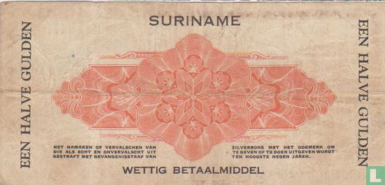 Suriname 50 Cent 1942 - Image 2