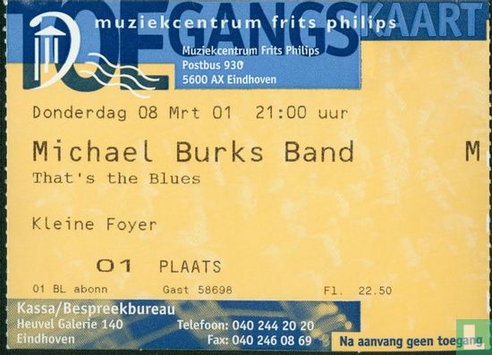20010308 Michael Burks Band