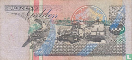 Suriname 1.000 Gulden 1993 - Bild 2