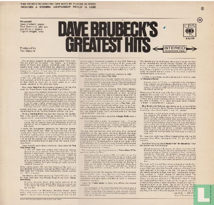 Dave Brubeck's Greatest Hits  - Afbeelding 2