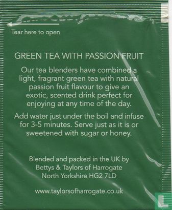 Green Tea with Passion Fruit - Afbeelding 2