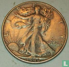 États-Unis ½ dollar 1946 (sans lettre - type 1) - Image 1