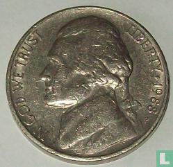 Verenigde Staten 5 cents 1988 (P) - Afbeelding 1
