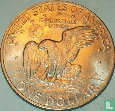 États-Unis 1 dollar 1971 (sans lettre) - Image 2