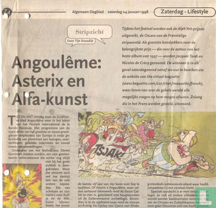Angoulême: Asterix en de Alfa-kunst