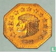 Verenigde Staten California ½ dollar 1852  - Image 1