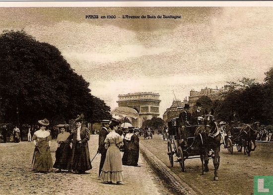 Paris en 1900 - L'Avenue du Bois de Boulogne