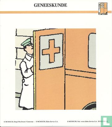 Geneeskunde: Kuifje vraag- en antwoordkaarten  - Afbeelding 1