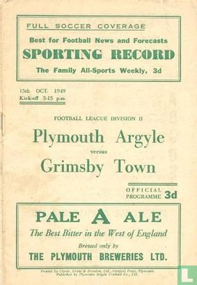 Plymouth Argyle - Grimsby Town