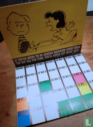 Peanuts - A date book for 1964 - Afbeelding 2