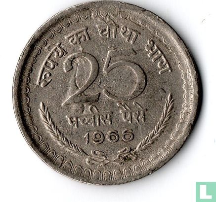Indien 25 Paise 1966 (Kalkutta) - Bild 1