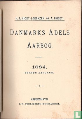 Danmarks Adels Aarbog 1884. 1. Aargang - Afbeelding 3