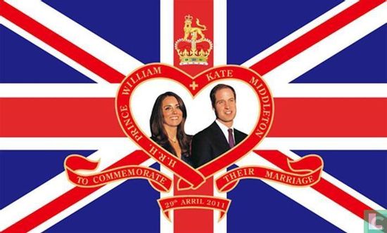 Vlag huwelijk William & Kate - Image 1