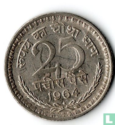 Inde 25 paise 1964 (Bombay) - Image 1