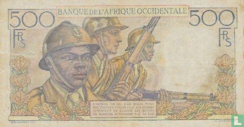 Afrique de l'Ouest français 500 francs - Image 2