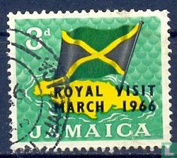 Drapeau de la Jamaïque (surcharge)