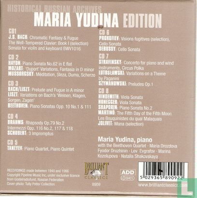Maria Yudina Edition  - Bild 2