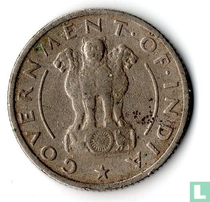 India ¼ rupee 1950 (Bombay) - Image 2