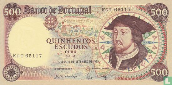 Portugal 500 escudos - Image 1