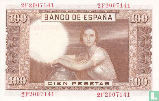 Spanje 100 Pesetas - Afbeelding 2