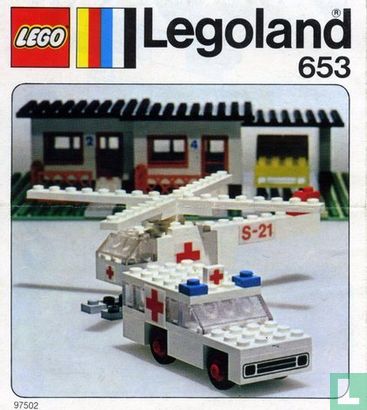 Lego 653 Ambulance and Helicopter - Image 1