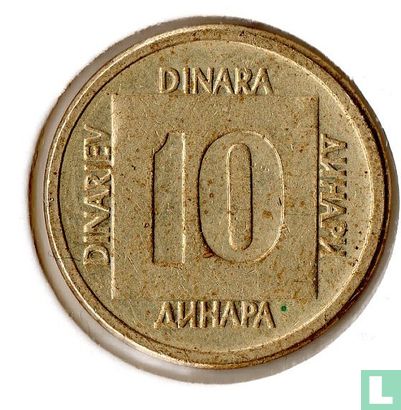 Joegoslavië 10 dinara 1988 - Bild 2