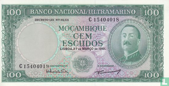 Mozambique 100 escudos - Image 1