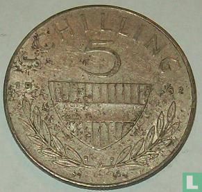 Autriche 5 schilling 1962 - Image 1