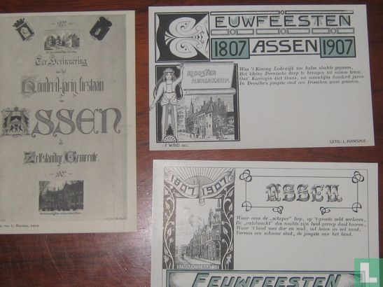 Assen. 8 Jubileum-briefkaarten - Image 3