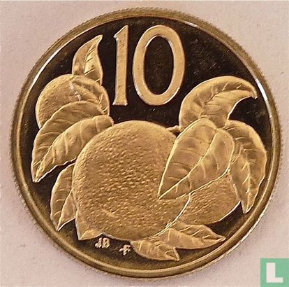 Cookeilanden 10 cents 1976 (PROOF) - Afbeelding 2
