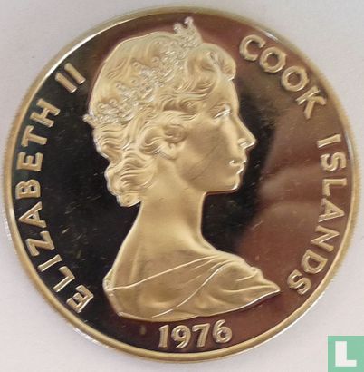 Cook Islands 1 dollar 1976 (PROOF) - Image 1