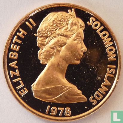 Salomonseilanden 1 cent 1978 (PROOF) - Afbeelding 1