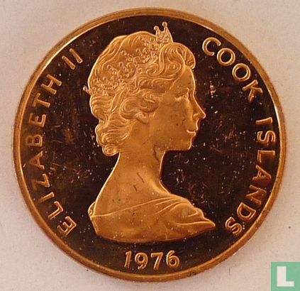 Cookeilanden 2 cents 1976 (PROOF) - Afbeelding 1