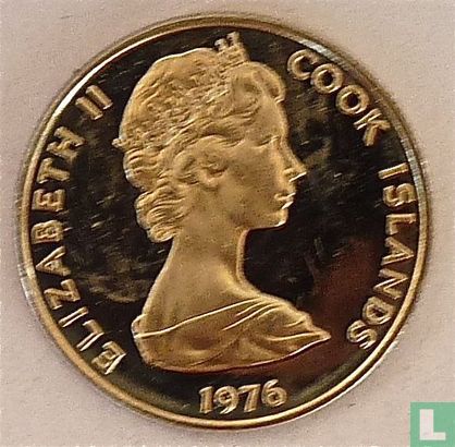 Cook Islands 5 cents 1976 (PROOF) - Image 1
