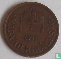 Hongrie 1 fillér 1932 - Image 1