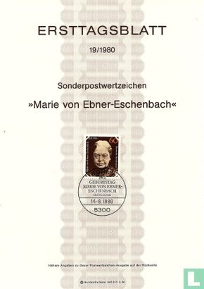 Ebner-Eschenbach, Marie von 150 years - Image 1