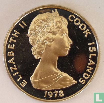 Cook Islands 50 cents 1978 (PROOF) "250th anniversary Birth of James Cook" - Image 1