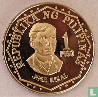 Philippines 1 piso 1975 (BE) - Image 2