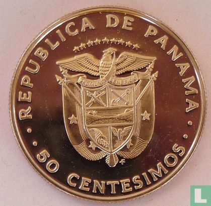 Panama 50 centésimos 1975 (PROOF) - Image 2