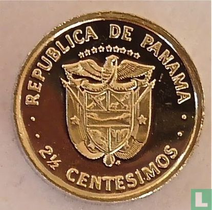 Panama 2½ centésimos 1975 (PROOF) - Image 2