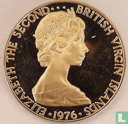 Britse Maagdeneilanden 25 cents 1976 (PROOF) - Afbeelding 1