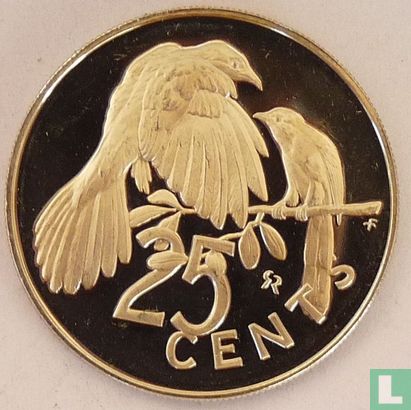 Britse Maagdeneilanden 25 cents 1976 (PROOF) - Afbeelding 2