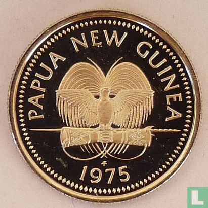 Papua New Guinea 5 toea 1975 (PROOF) - Image 1